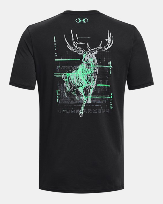Men's UA Elk Skullmatic T-Shirt, Black, pdpMainDesktop image number 5